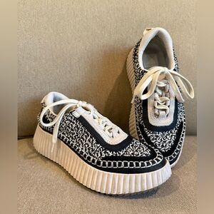 Dolce Vita Black and White Women's Sneakers